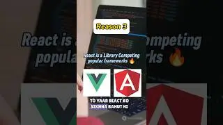 3 reasons to choose React js 💯 #reactjs #reactjsdeveloper #shorts #short #ytshorts #ytshort