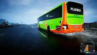 В рейс,  тиман, дождь (Fernbus Simulator)