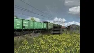 Окрестности Пл. Рудниковская в сторону Хорлово (Railworks)