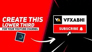 How to Create Lower Third for Youtube Channel | Subscribe Button Animation in Alight Motion