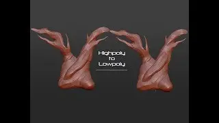 HighPoly to LowPoly Model & Bake in Substance Painter 2 - Tips #1: ZBrush & Substance Painter 2