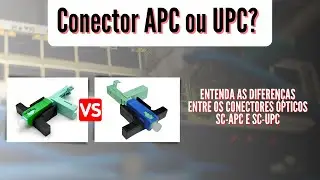 Entenda as diferenças entre o conector UPC (Azul) ou APC (Verde) - Fibra óptica