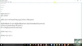 Nested loops Java Patterns 6 by taking input from user