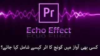 How to add Echo effect in any audio | Premiere Pro