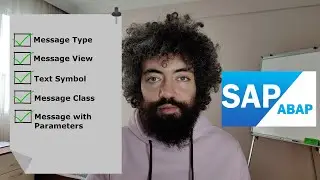 SAP ABAP Eğitimi 11 - Message Type ve Message Class