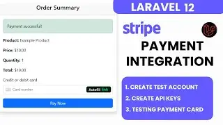 Laravel 12 Stripe Payment Gateway Integration 2025 | Full Step‑by‑Step Checkout Guide