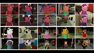 Roblox: (PIGGY) все скины до и после