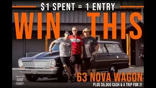 Our first car giveaway is here! Win a 1963 Nova Wagon named JACKPOT!