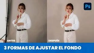 ✏️ Como corregir fondos de estudio en Photoshop