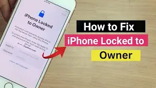 Unlock iPhone locked to owner | If you forget Apple ID password.