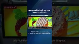Large multi-touch LCD bar screen