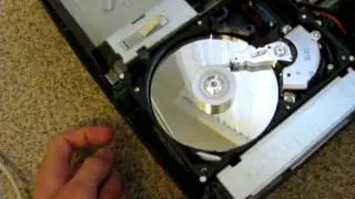 Opened running Hard Disk Drive