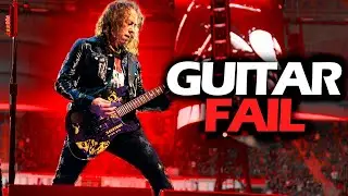 KIRK HAMMETT GUITAR FAIL LIVE DURING ORION HARMONY (2023) 