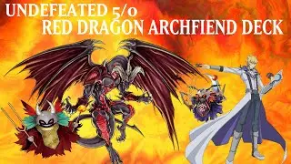 INSANE UNDEFEATED! Red Dragon Archfiend Deck Profile! BUDGET META Deck Terminal Revenge Jack Atlas