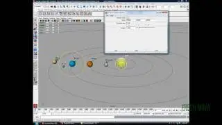 Maya Tutorial: Solar System Animation
