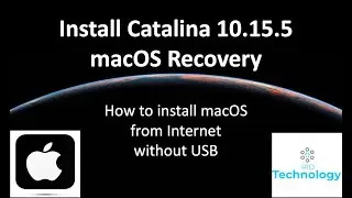 Install Catalina 10.15.5 from macOS Recovery | Install macOS 10.15.5 without USB | macOS Recovery