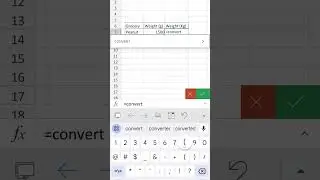 How to convert gram value in kg in Microsoft Excel using convert formula. #Shorts