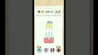Level 411 Light up the candles please #braintest #birthdayparty #shorts