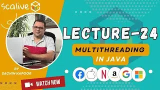 Java Project Lecture - 24 | Multithreading & Thread Synchronization
