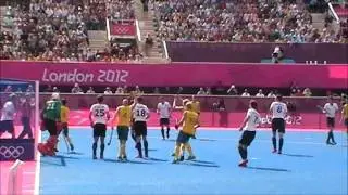 Day out to the London Olympics 2012, Men's Hockey Semi Final AUSTRALIA vs GERMANY