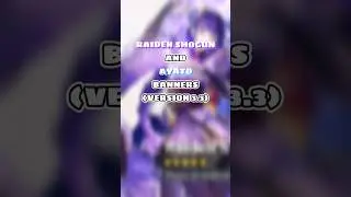 Raiden and Ayato Rerun banners confirmed! Genshin Impact 3.3