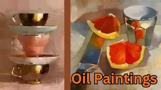 Oil paintings by Ans Debije, Netherlands