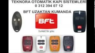 BFT Kumanda Modelleri (TEKNORA)