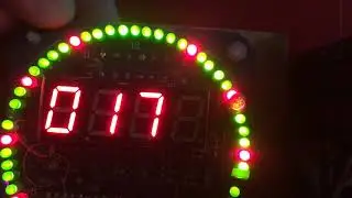 DIY electronic project EC1204B Setting the clock and functions