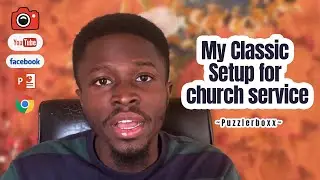 My classic setup for church service - Onsite and Live Streaming
