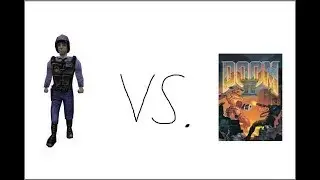 Gmod battle: Barney vs Doom monsters