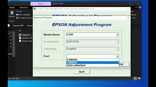 Epson  L220, L130, L360, L310, L365  Pad Reset