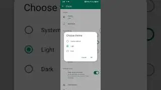 How to Enable/Disable Dark Theme in WhatsApp (2024) #shorts#viral #trending#youtubeshorts#shortsfeed