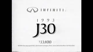 1992 Infiniti J30 television commercial