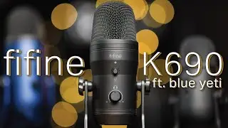 FiFine K690 USB Multi Pattern Microphone Review / Test (vs Blue Yeti)