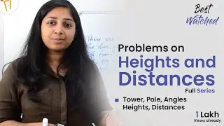Aptitude Made Easy - Heights And Distances Full series, Learn maths 