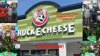 An overview of the Chuck E. Cheese's Grand Reopening Event of the Altoona, PA Location (HD)