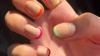 Uñas de Temporada Nail Art francés ( Relleno y cambio de diseño )