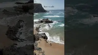 Raw vs edit Lightroom 