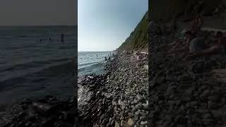 Анапа чистое море на камнях, 2021 год 6 августа