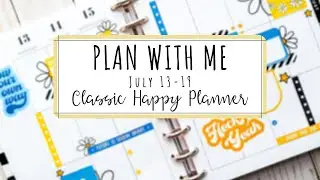 PLAN WITH ME | CLASSIC HAPPY PLANNER | July 13-19 Girl Power