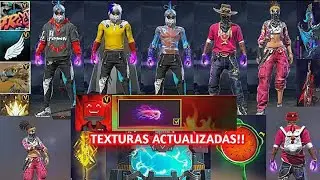 EL MEJOR!! PACK DE TEXTURAS FREE FIRE ACTUALIZADO 3D 🇩🇴l ROPA, EMOTES, ARMAS, MOCHILAS, SI EMPAREJA🔥