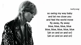 V - Blue (Lyrics)