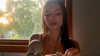 ASMR mouth sounds with candy 🍬👅 