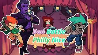 FNF Dad Battle & Philly Nice Funkadelix but it's an actual duet [Nonstop] (Uncensored)