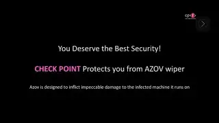 Check Point Protects You from AZOV Wiper