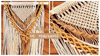 TUTORIAL ARAZZO IN MACRAME PER PRINCIPIANTI | DIY Macrame Wall Hanging Tutorial