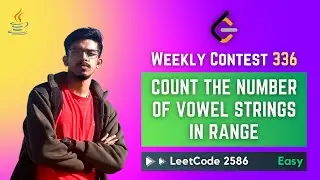 2586. Count the Number of Vowel Strings in Range - JAVA (Weekly Contest 336)