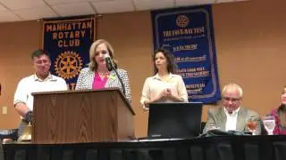 Ashley Iverson  -  New Manhattan Rotary Club Member