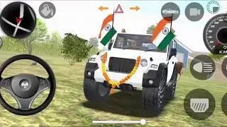 Dollar (Sang) Modified Mahindra Yellow Thar😈 || lndian Cars Simulator 3D || An...
