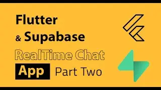 Real time chat app using Flutter and Supabase - speed coding - Part 2